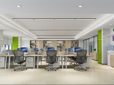 佳兆业中央广场二期-371㎡-极简风效果图