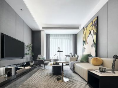 御锦城-132㎡-现代风效果图