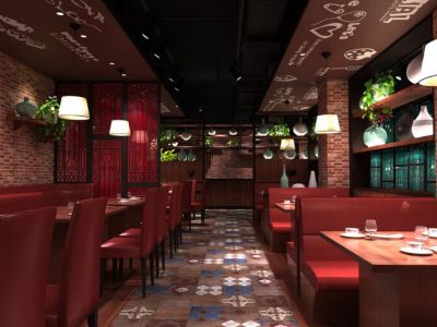 恒大都会广场-287㎡-温馨风效果图