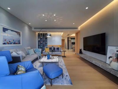 金泉家园-127㎡-现代风效果图