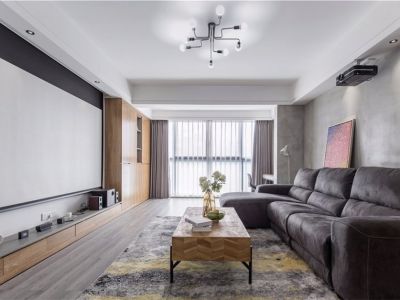 鸿运花园-117㎡-现代风效果图