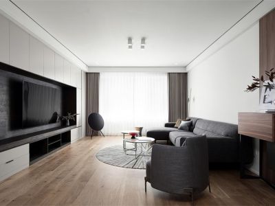 东外公馆-150㎡-现代风效果图