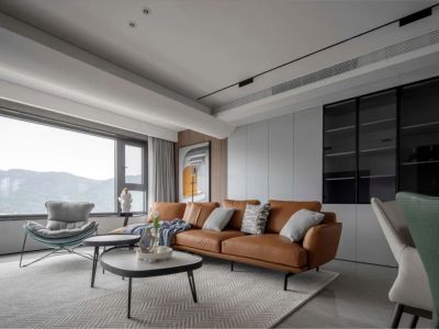 爱法新都二期-136㎡-现代风效果图