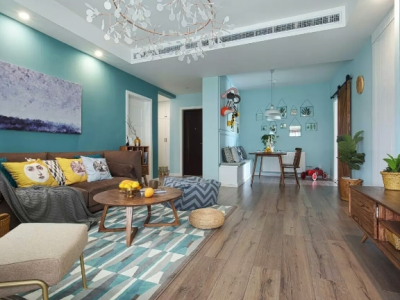 万里雅筑-130㎡-北欧风效果图