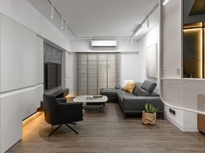 万科理想城-99㎡-现代风效果图