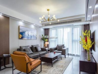 洲际银海湾-129㎡-现代风效果图