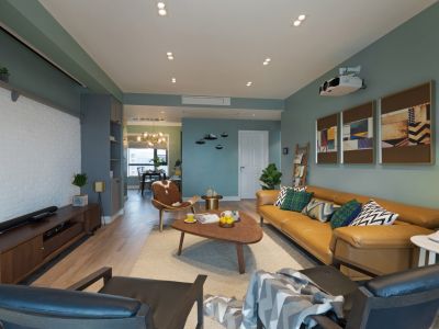 檀香山-112㎡-北欧风效果图