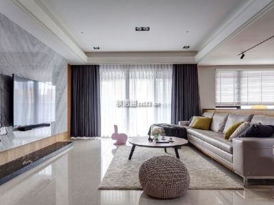 翔宇榜样-135㎡-现代风效果图