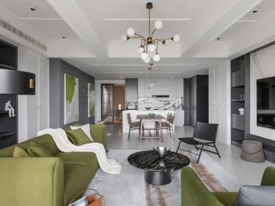 美林小城-107㎡-现代风效果图