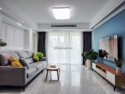 温资河畔府邸-117㎡-现代风效果图