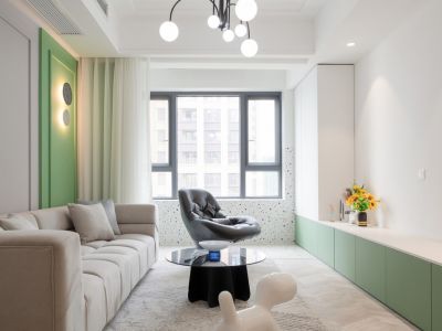 荣信森林里-106㎡-简约风效果图