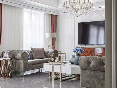 碧桂园翡翠山别墅-280㎡-现代风效果图