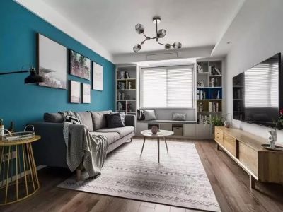 福瀛天麓湖-123㎡-现代风效果图