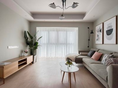 秀兰禧悦山-103㎡-简约风效果图