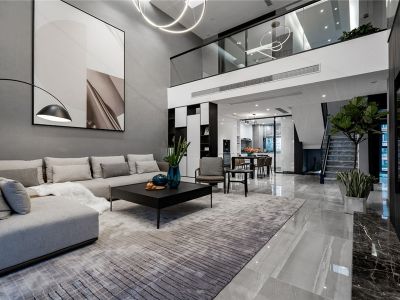 峰景台-420㎡-现代风效果图