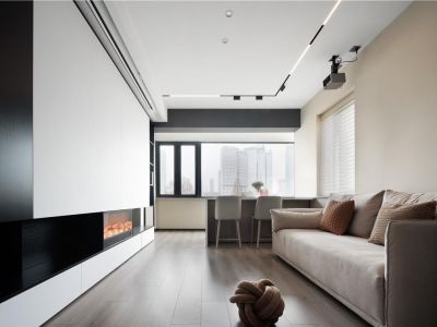 保利心语花园-126㎡-现代风效果图