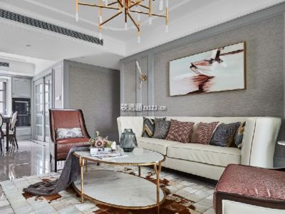 汇尚园-135㎡-轻奢风效果图