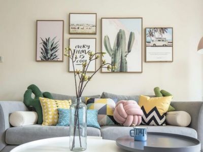 林韵春天-95㎡-北欧风效果图