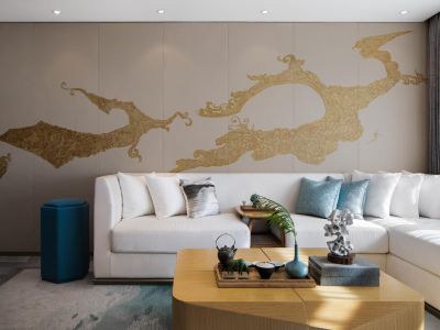 保利·中央公园-148㎡-中式风效果图