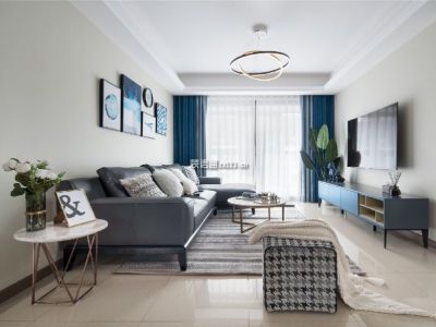 金棕榈-115㎡-北欧风效果图