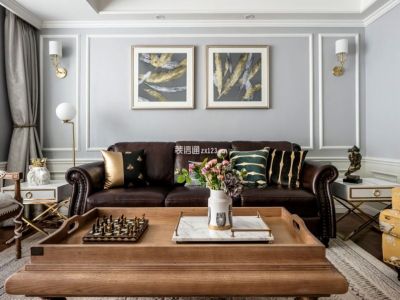 凤凰城-138㎡-现代风效果图