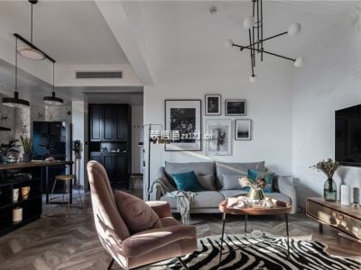 金地天府城-124㎡-现代风效果图