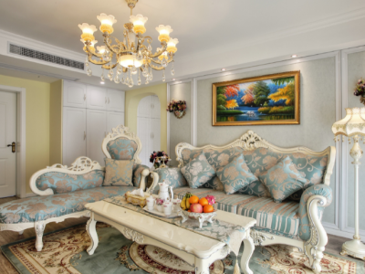 欣周花园-102㎡-欧式风效果图