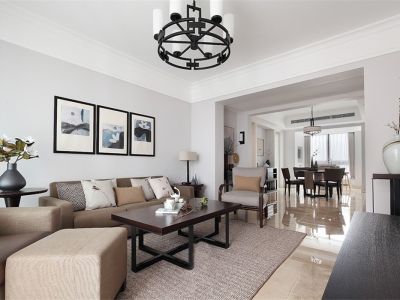 诺德阅山海-154㎡-极简风效果图