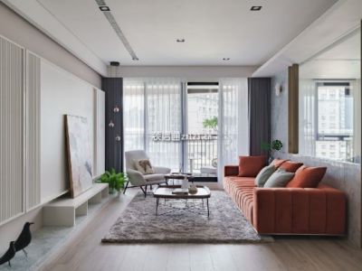 香榭兰庭-125㎡-现代风效果图