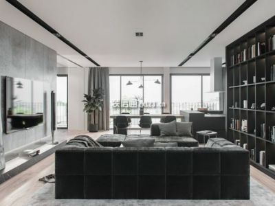 欧洲印象-130㎡-现代风效果图