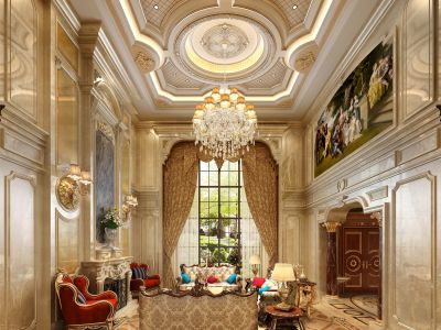 星河时代花园-274㎡-奢华风效果图