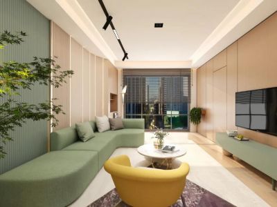 先河国际社区·南区-99㎡-简约风效果图