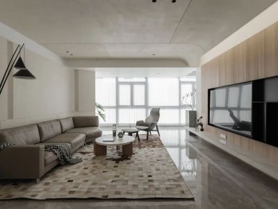 中南·樾府-138㎡-现代风效果图