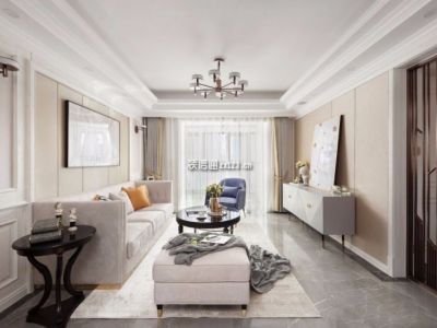 世豪瑞丽-128㎡-现代风效果图