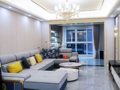 百悦天鹅湖-112㎡-现代风效果图