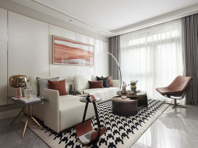 中铁·琉森水岸-121㎡-现代风效果图