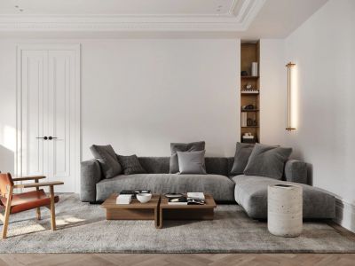 御锦城-128㎡-简约风效果图