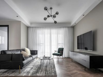 清渭公馆-106㎡-北欧风效果图