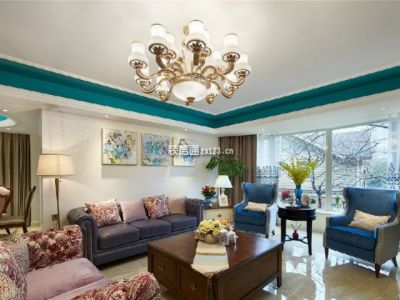 百悦天鹅湖-120㎡-现代风效果图