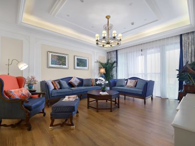 合景花漫里-158㎡-美式风效果图