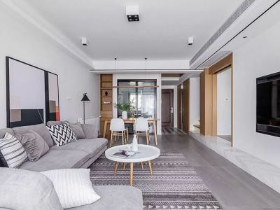 保利·天悦-132㎡-北欧风效果图