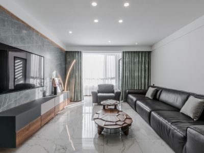 恋日国际-113㎡-简约风效果图