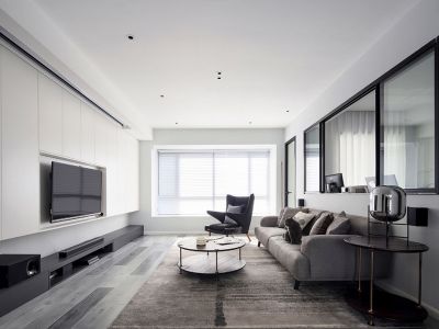 宝星华庭-120㎡-现代风效果图