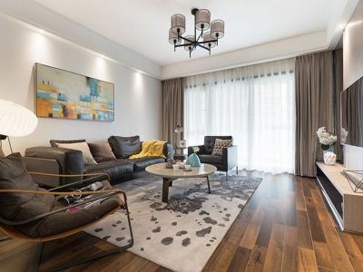 华远九都汇-130㎡-现代风效果图