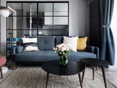 复地金融岛-82㎡-北欧风效果图