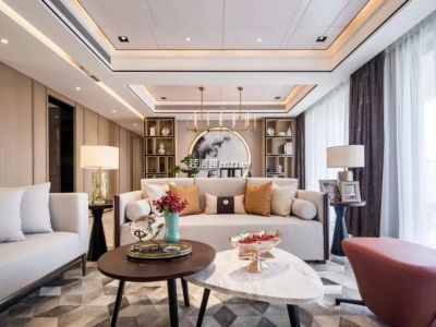 天誉南庭-142㎡-轻奢风效果图