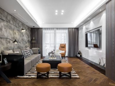 远达·凤栖大院-119㎡-现代风效果图