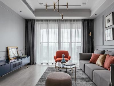 阳光·白鹭洲-126㎡-轻奢风效果图