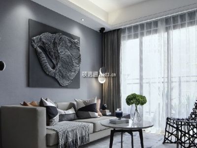 华润国际社区-112㎡-现代风效果图