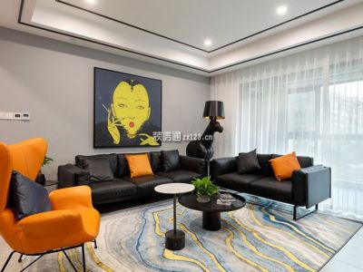 怡景城市花苑-125㎡-现代风效果图